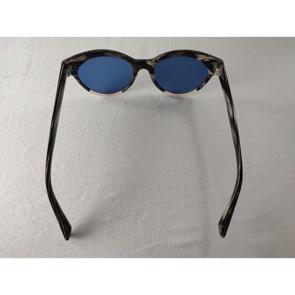 Warby Parker Piper 944 Sunglasses Striped Brown Grey 54-18-140 Blue Lens +‎ Case main image 6